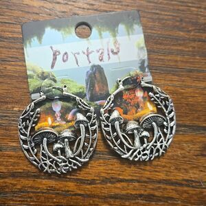 Melanie Martinez portals earrings mushroom